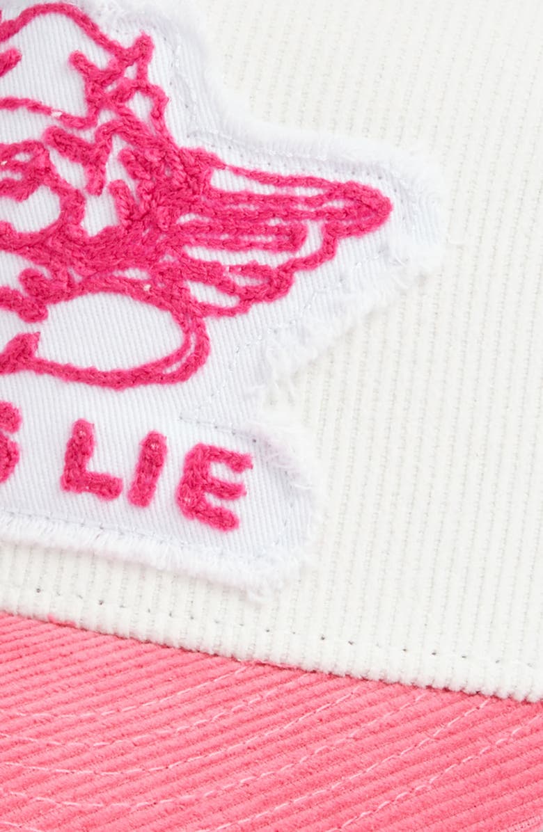 BOYS LIE Aura Trucker Hat, Alternate, color, Pink