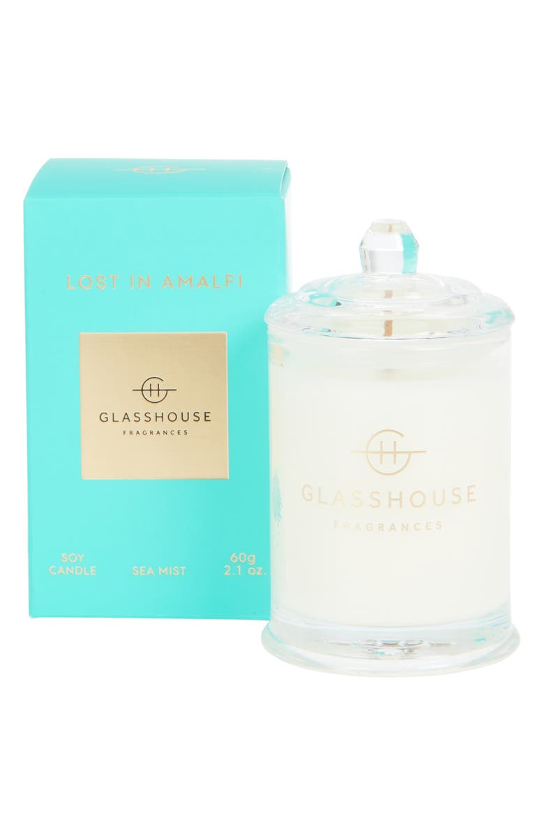 Glasshouse Fragrances Scented Candle, Main, color, Lost In Amalfi