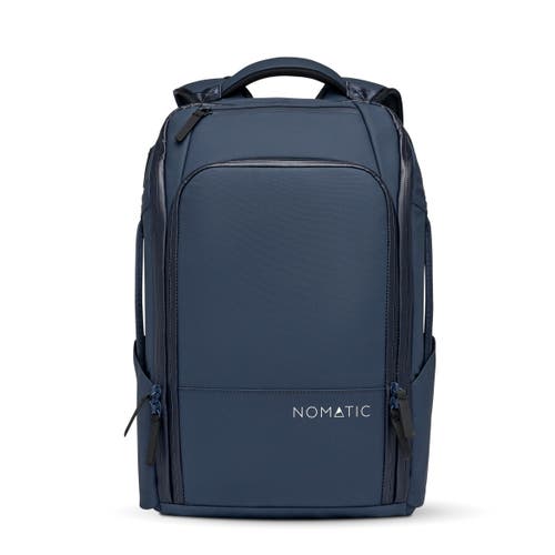 Nomatic Water Resistant Minimalist Expandable Travel Backpack In Navy - 20l