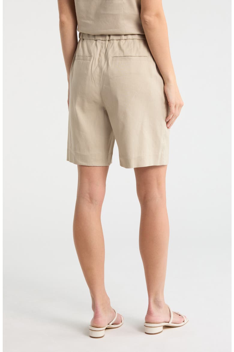 Lena Linen Shorts, Alternate, color, SANST