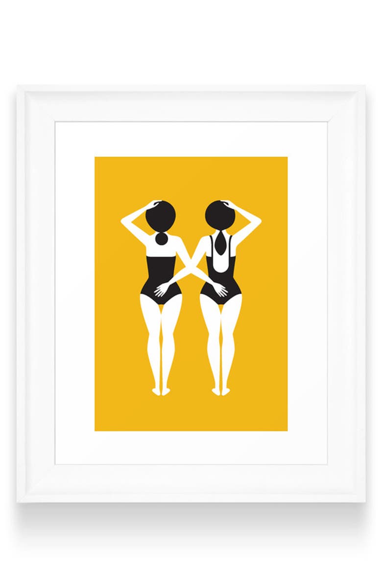 Deny Designs The Swimmers Art Print, Main, color, 