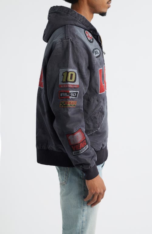 Rolling Loud Logo Cotton Mechanic's Jacket In Gray