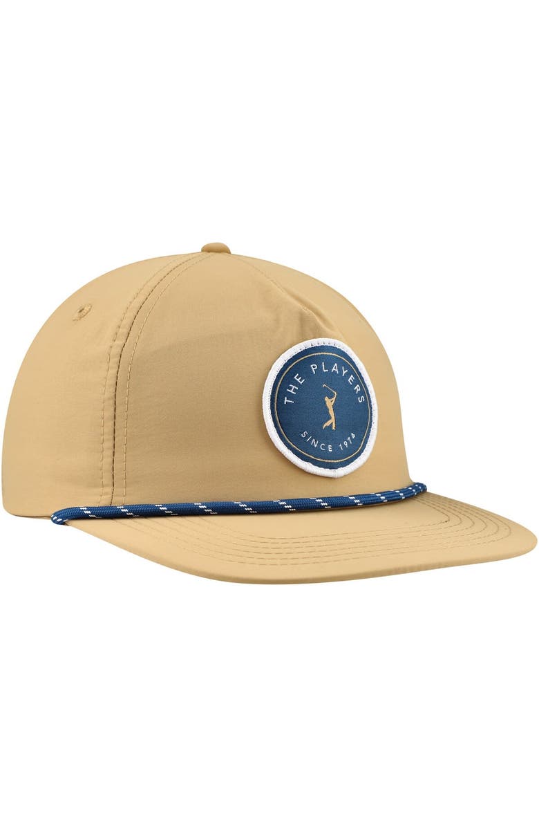 BARSTOOL GOLF Men's Barstool Golf Khaki THE PLAYERS Snapback Hat, Alternate, color, Khaki