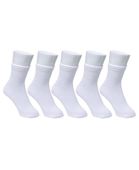Organic Cotton Half Cushion Quarter Sock 5-pack