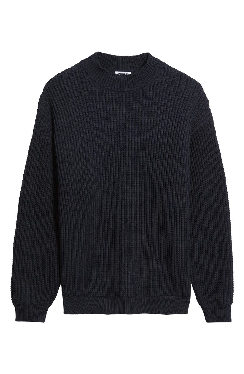 KROST Brioche Chunky Knit Sweater, Alternate, color, Dark Navy