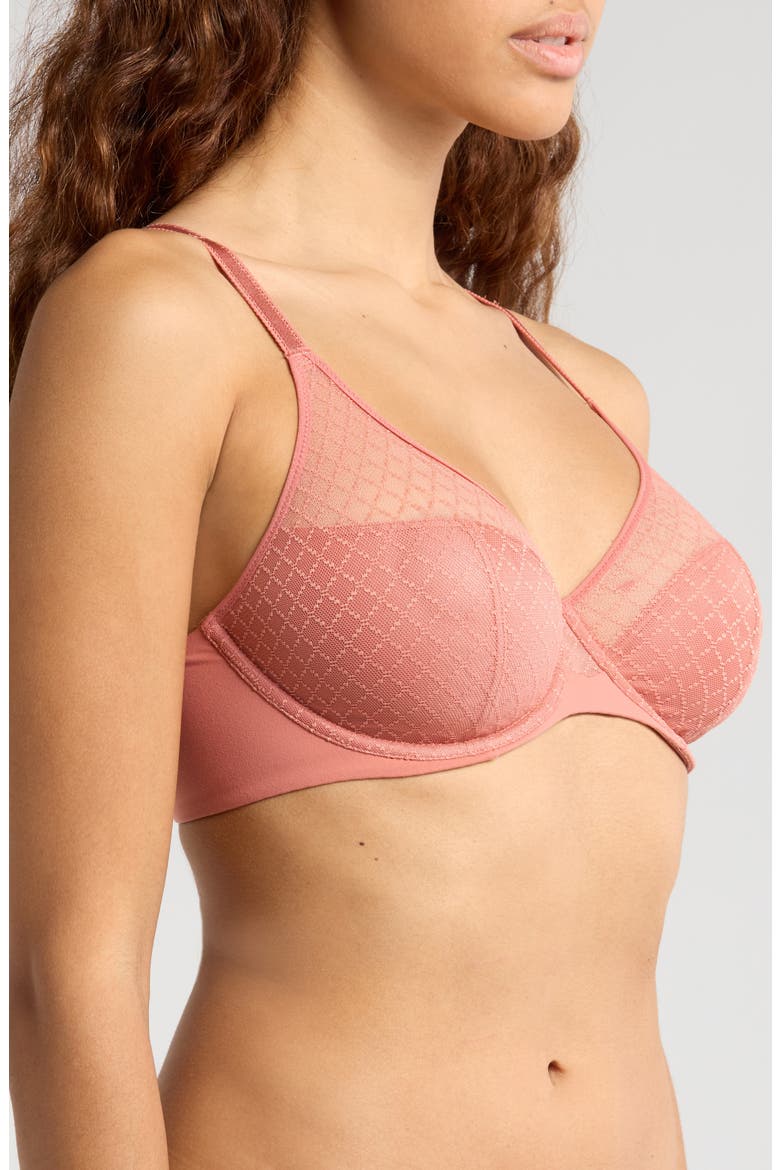 Norah Chic Underwire Bra, Alternate, color, CANYON