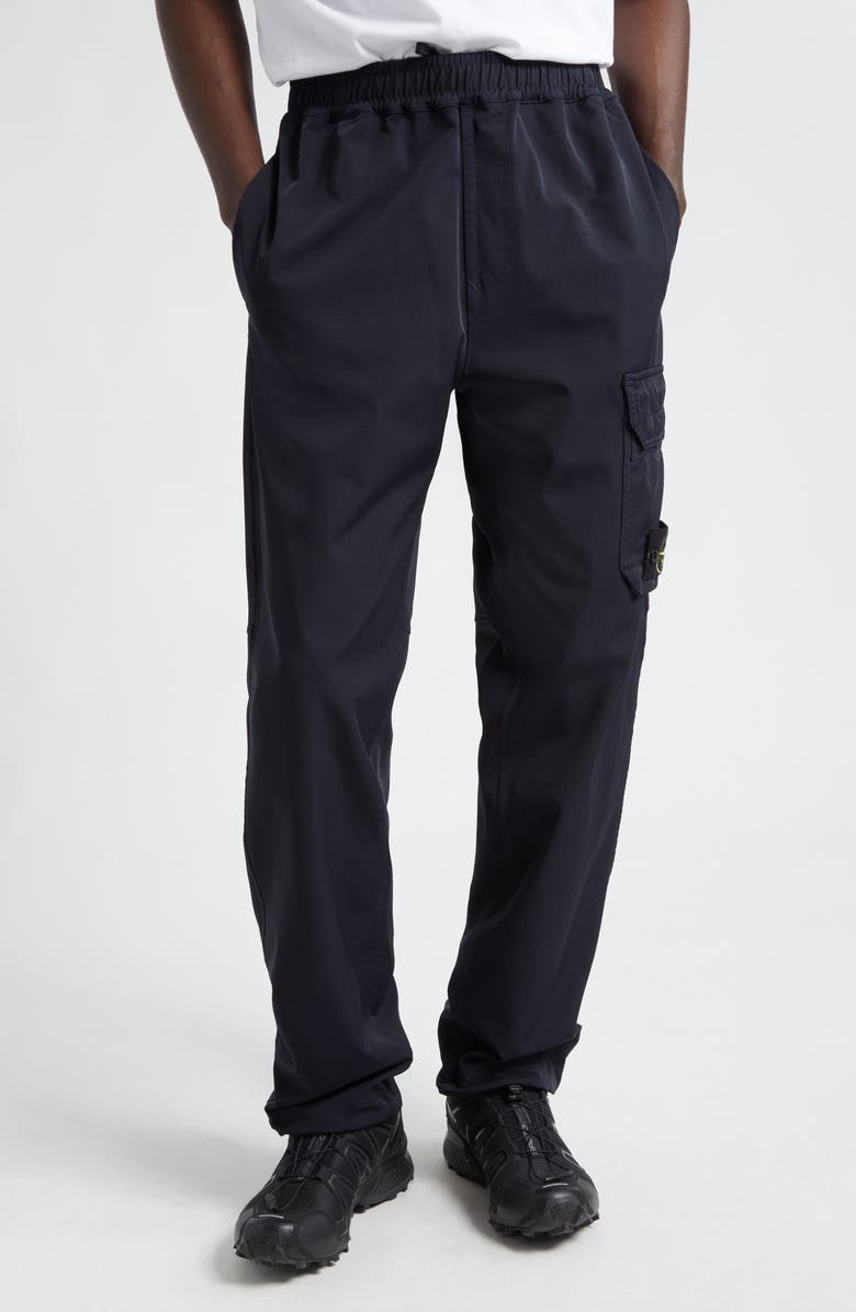Stone Island Stretch Nylon Cargo Pants, Main, color, 