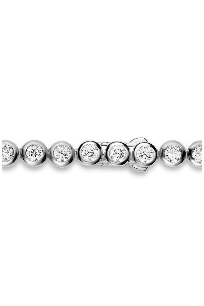 Bezel Set Diamond Tennis Necklace, 4.7mm, Alternate, color, METALLIC GOLD