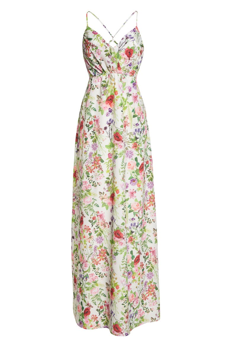 Carolina Print Maxi Dress, Alternate, color, GARDEN FLORAL