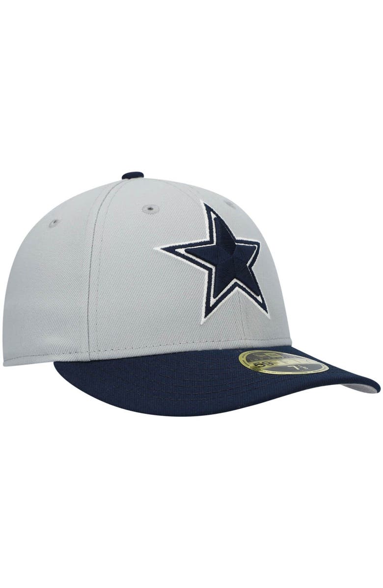 New Era Men's New Era Silver Dallas Cowboys 59FIFTY Fitted Hat, Alternate, color, 