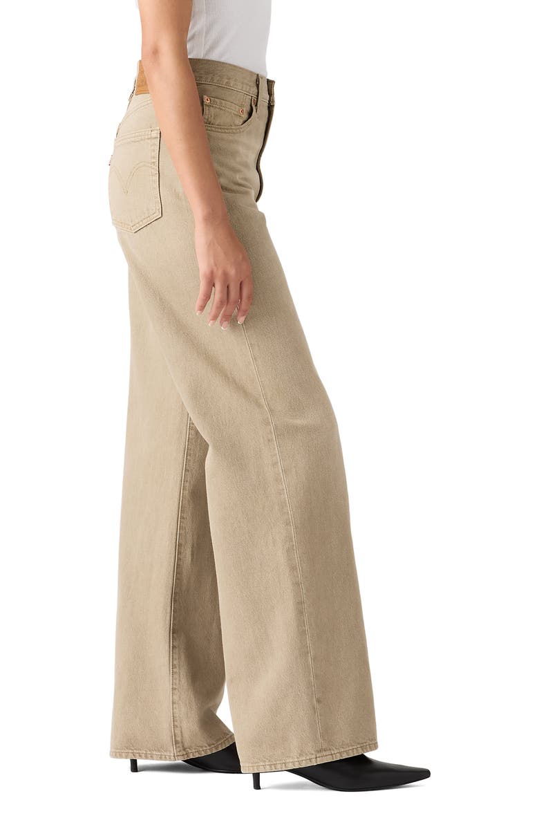 Levi's Ribcage High Waist Wide Leg Jeans, Alternate, color, Chipped Winter Twig