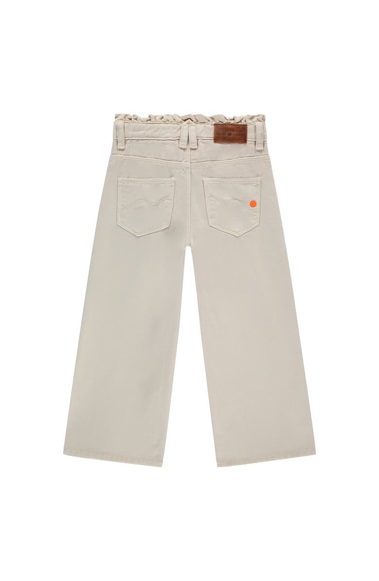 Stains and Stories by Babyface Ruffled Waist Wide Leg Pant, Alternate, color, Ivory