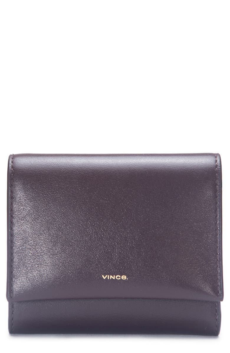 Vince Nappa Simple Trifold Wallet, Main, color, Fig