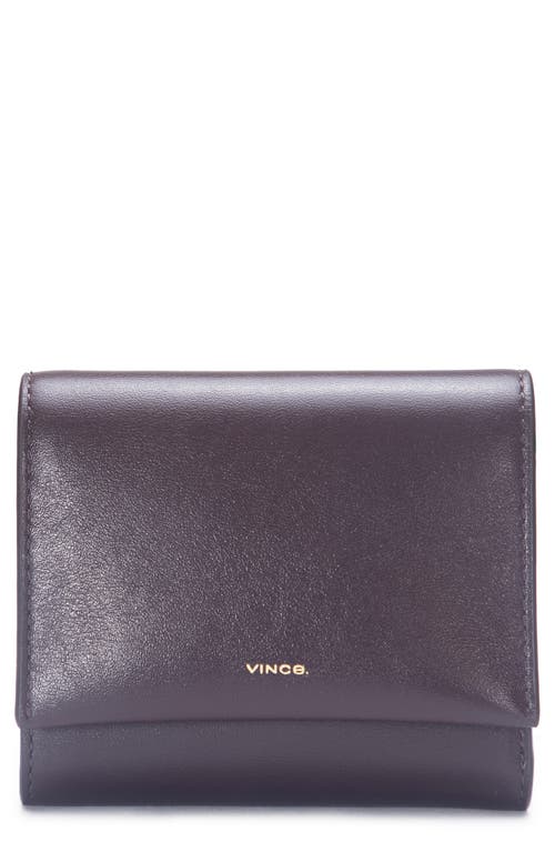 Vince Nappa Simple Trifold Wallet In Purple