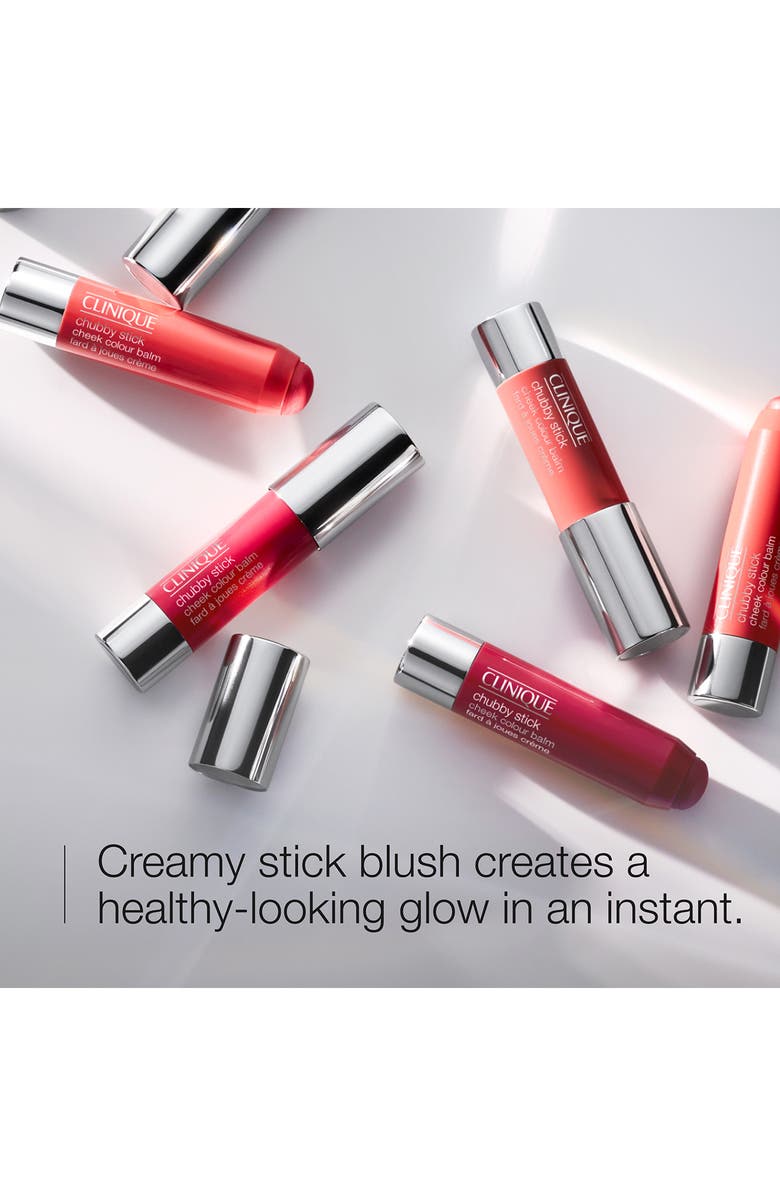 Clinique Chubby Stick Cheek Color Balm Cream Blush, Alternate, color, Ampd Up Apple