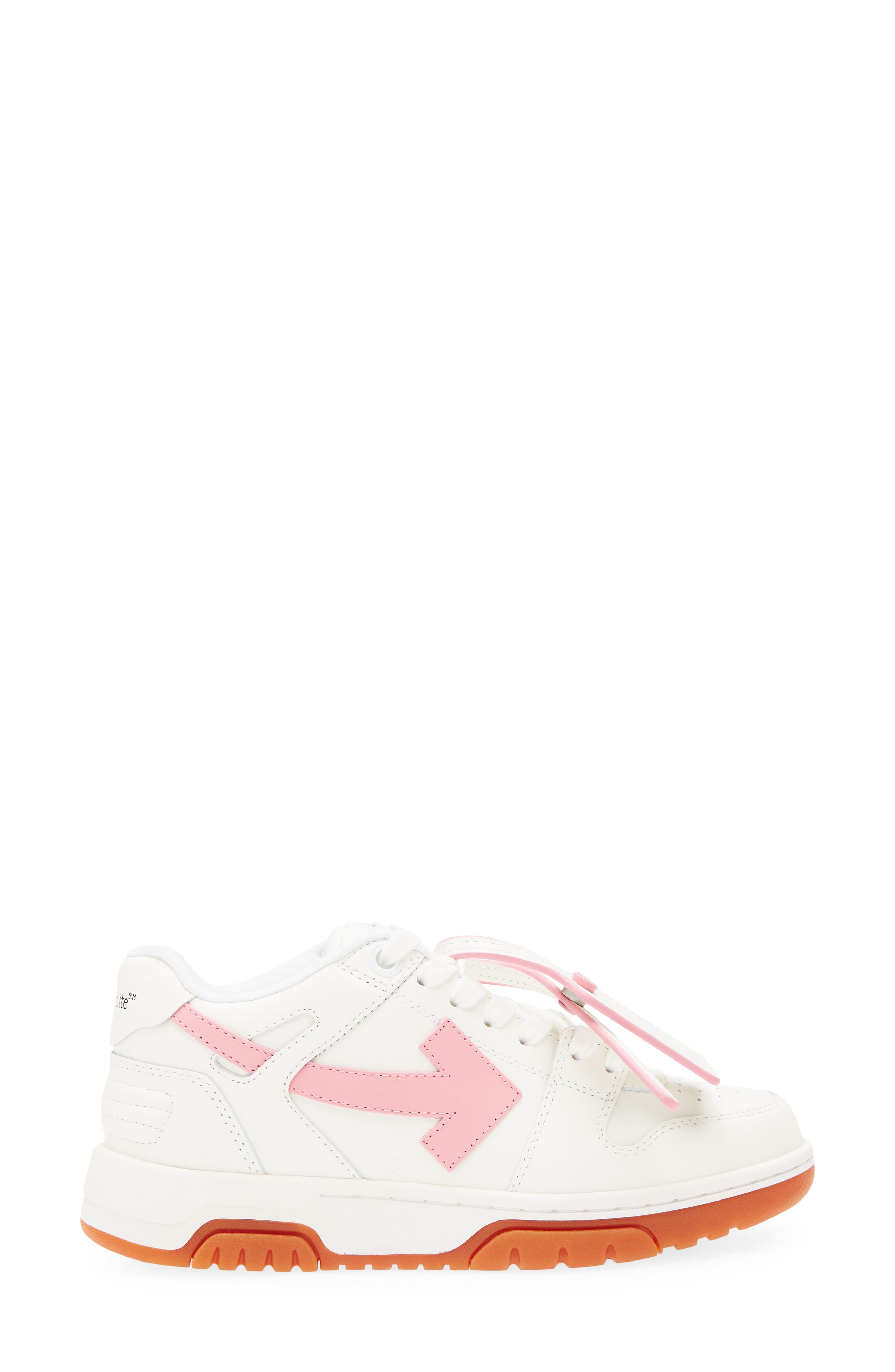 Off-White Out Of Office Leather Sneaker, Alternate, color, 