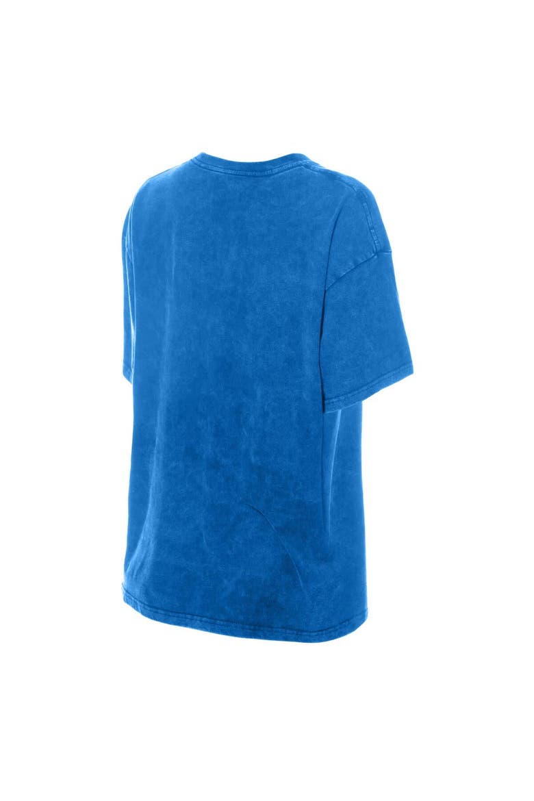 Women's New Era  Blue New York Mets Mineral Wash Oversized T-Shirt, Alternate, color, Blue
