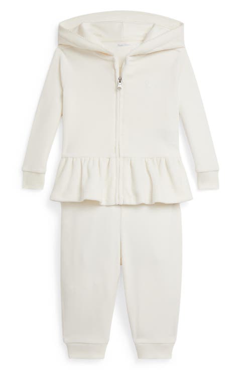 Velour Hoodie & Joggers Set (Baby)