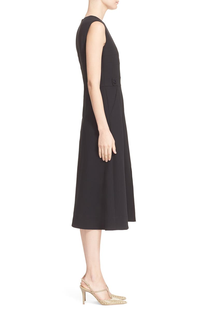 ESCADA Sleeveless Cotton & Silk Dress, Alternate, color, 