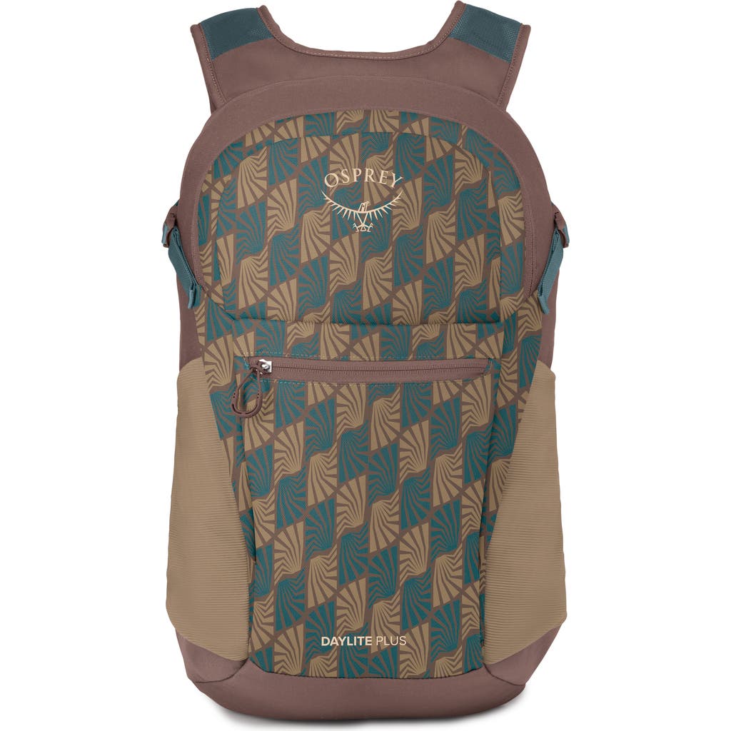 Osprey Daylite Plus Backpack In Kazuma Print/magma Brown