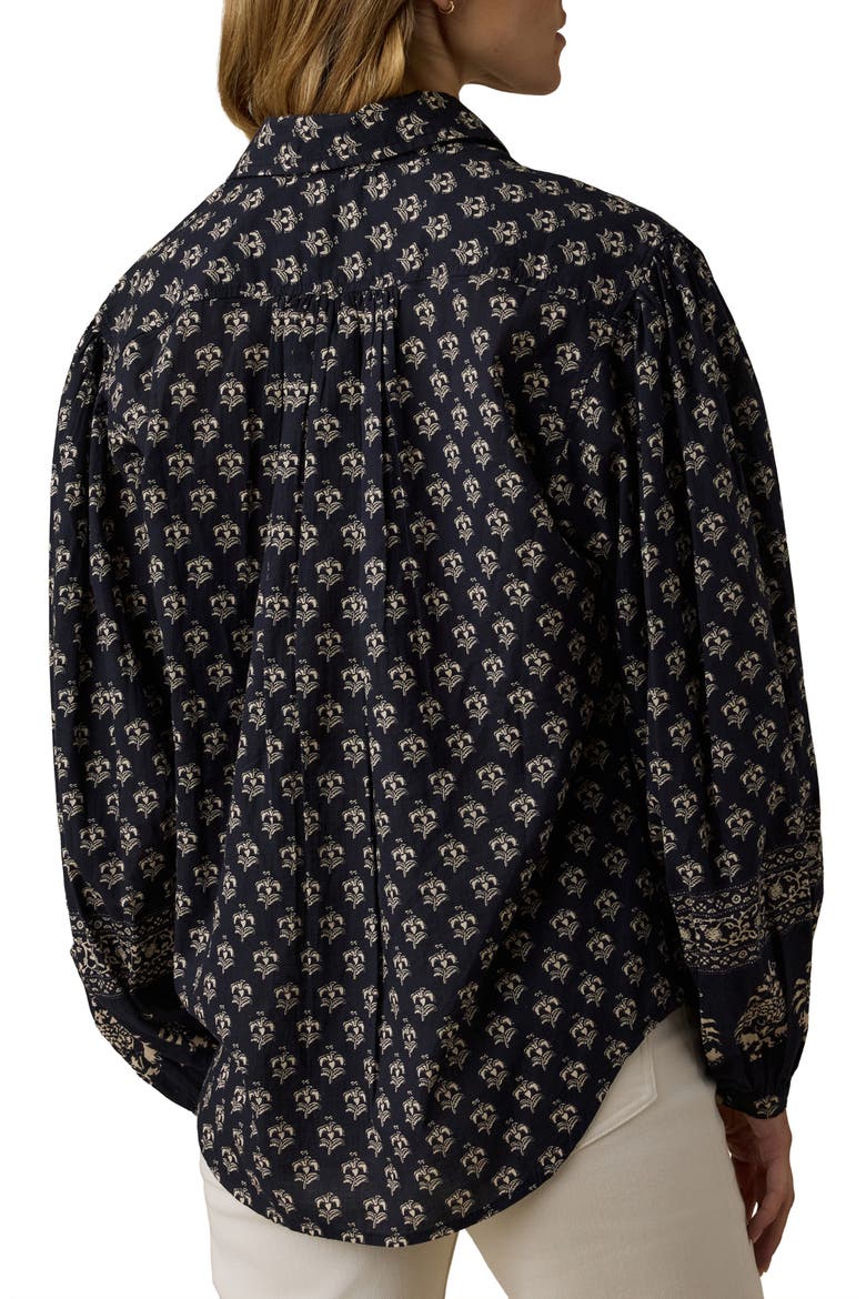 Suki Organic Cotton Shirt, Alternate, color, ECLIPSE BLOSSOM