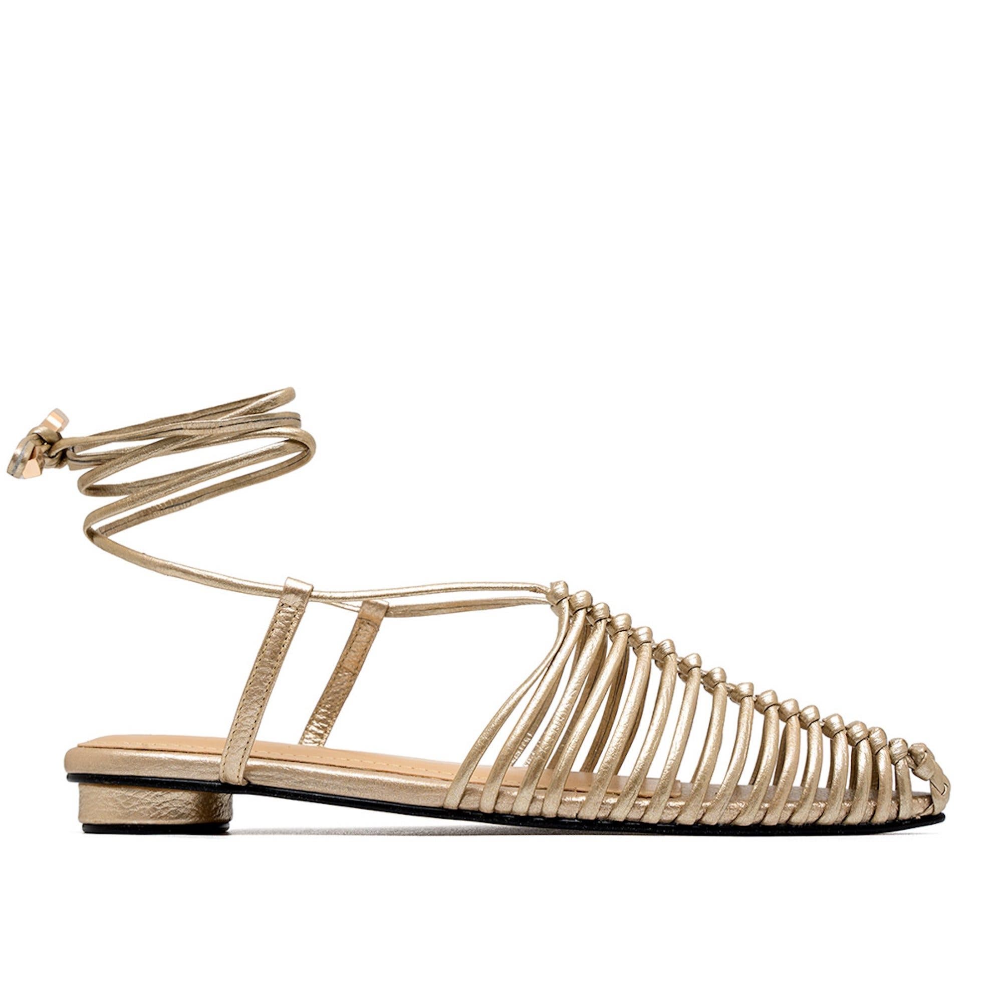 Letha Sandals, Main, color, Gold