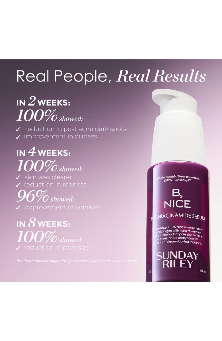 Sunday Riley B3 Nice 10% Niacinamide Serum, Alternate, color, 