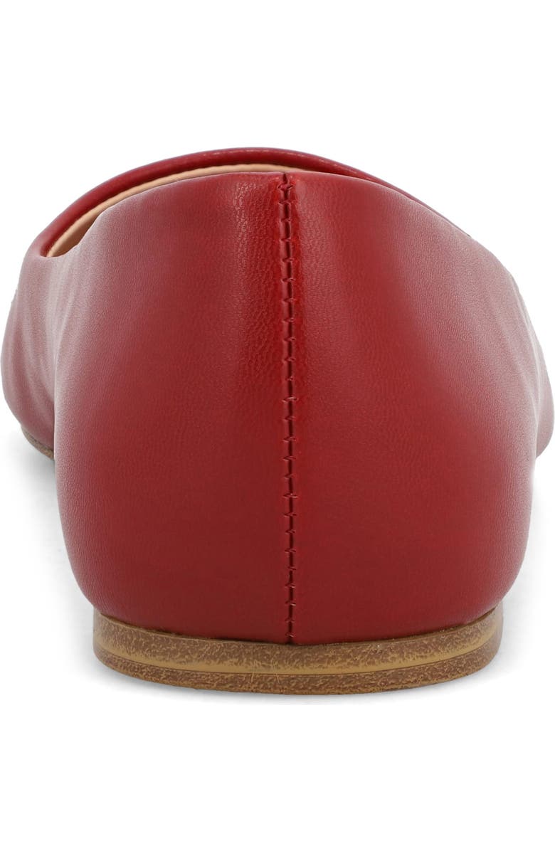 MIA Avi Pointed Toe Flat, Alternate, color, Deep Red