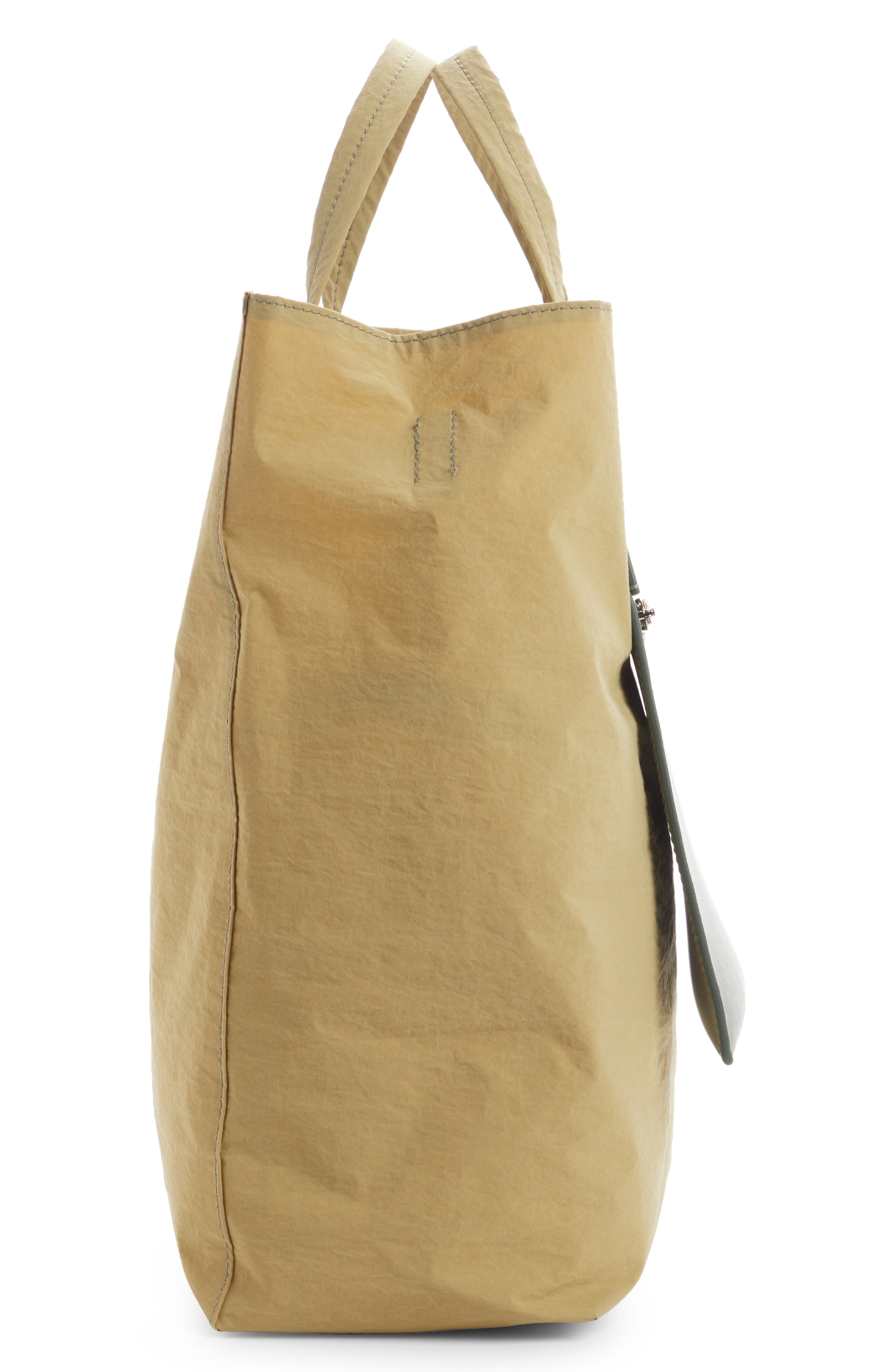 Acne Studios Baker Out Papery Nylon Tote, Alternate, color, 