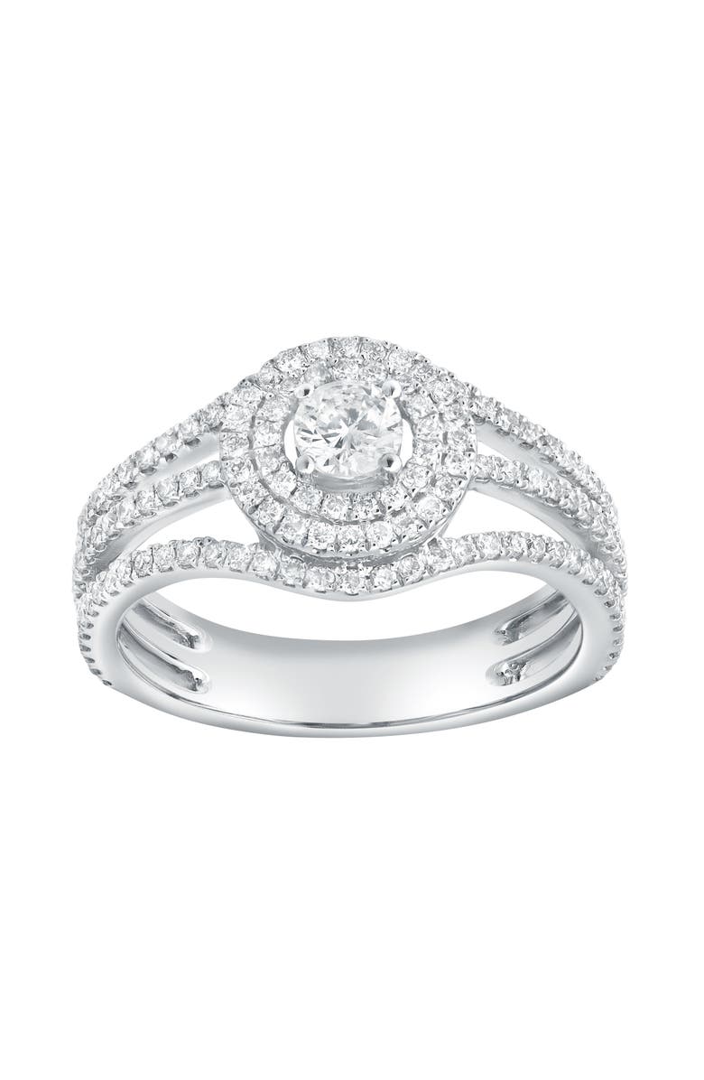 LuvMyJewelry Veyora 0.8 Ct 14K Gold Diamond Ring, Main, color, 14K White Gold