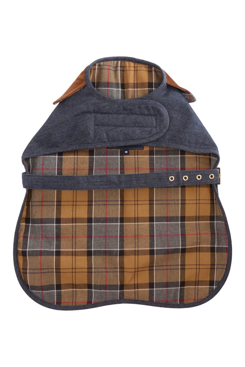 Denim Dry Wax Dog Coat, Alternate, color, INDIGO