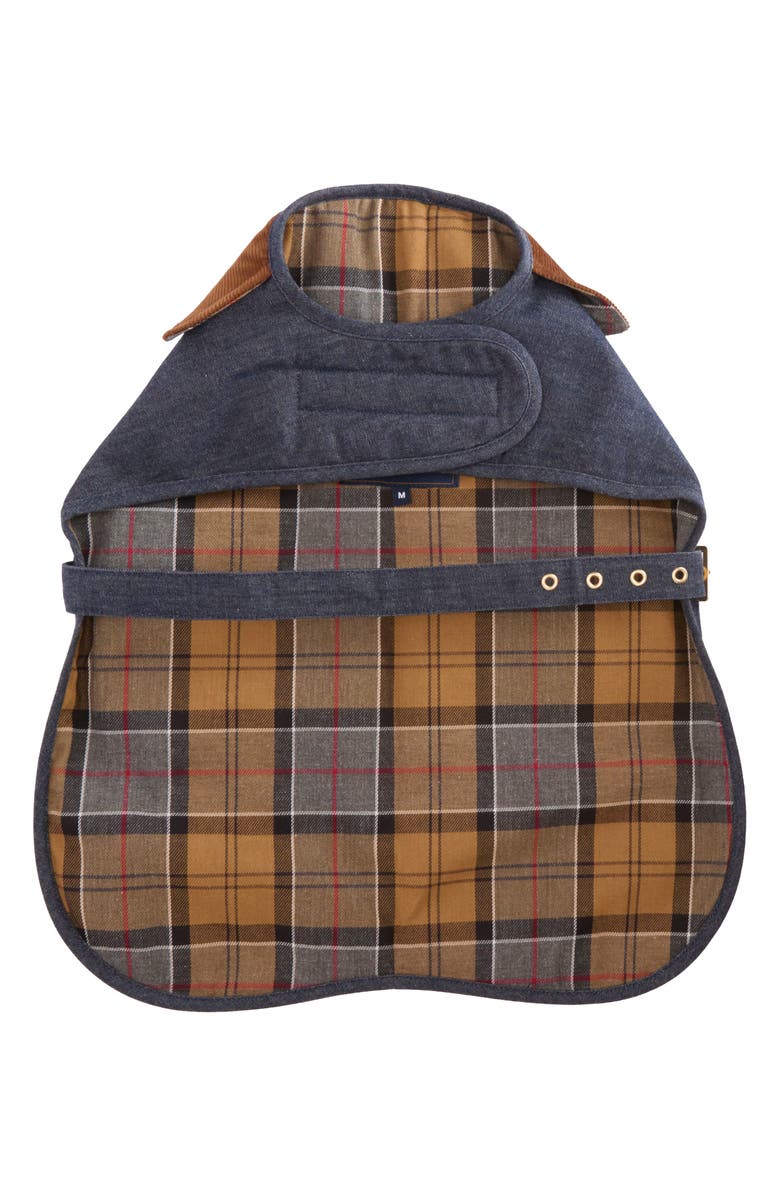 Barbour Denim Dry Wax Dog Coat, Alternate, color, Indigo