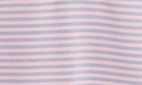 Johnnie-o Stetsons Stripe Performance Polo In Azalea