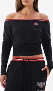 Off Season Off the Shouldered Long Sleeve Top