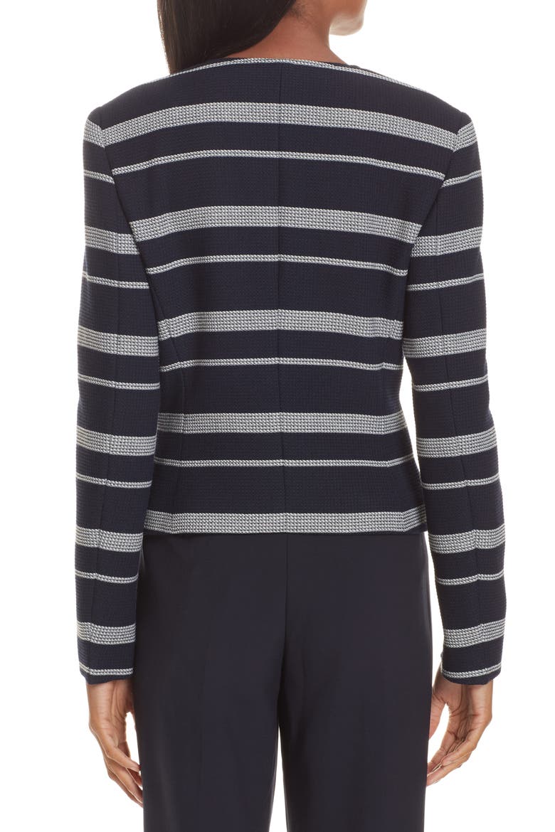 Kanoa Stripe Jacket, Alternate, color, DARK NAVY FANTASY