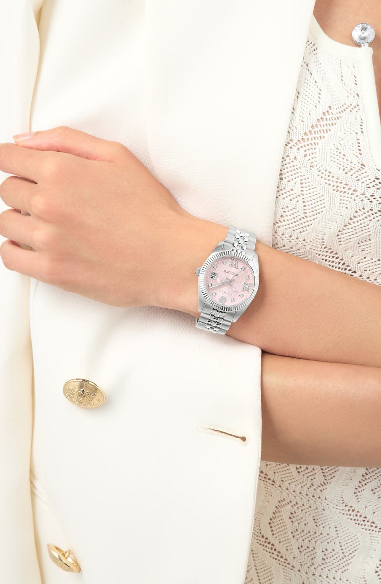 PHILIPP PLEIN Date Superlative Bracelet Watch, 34mm, Alternate, color,