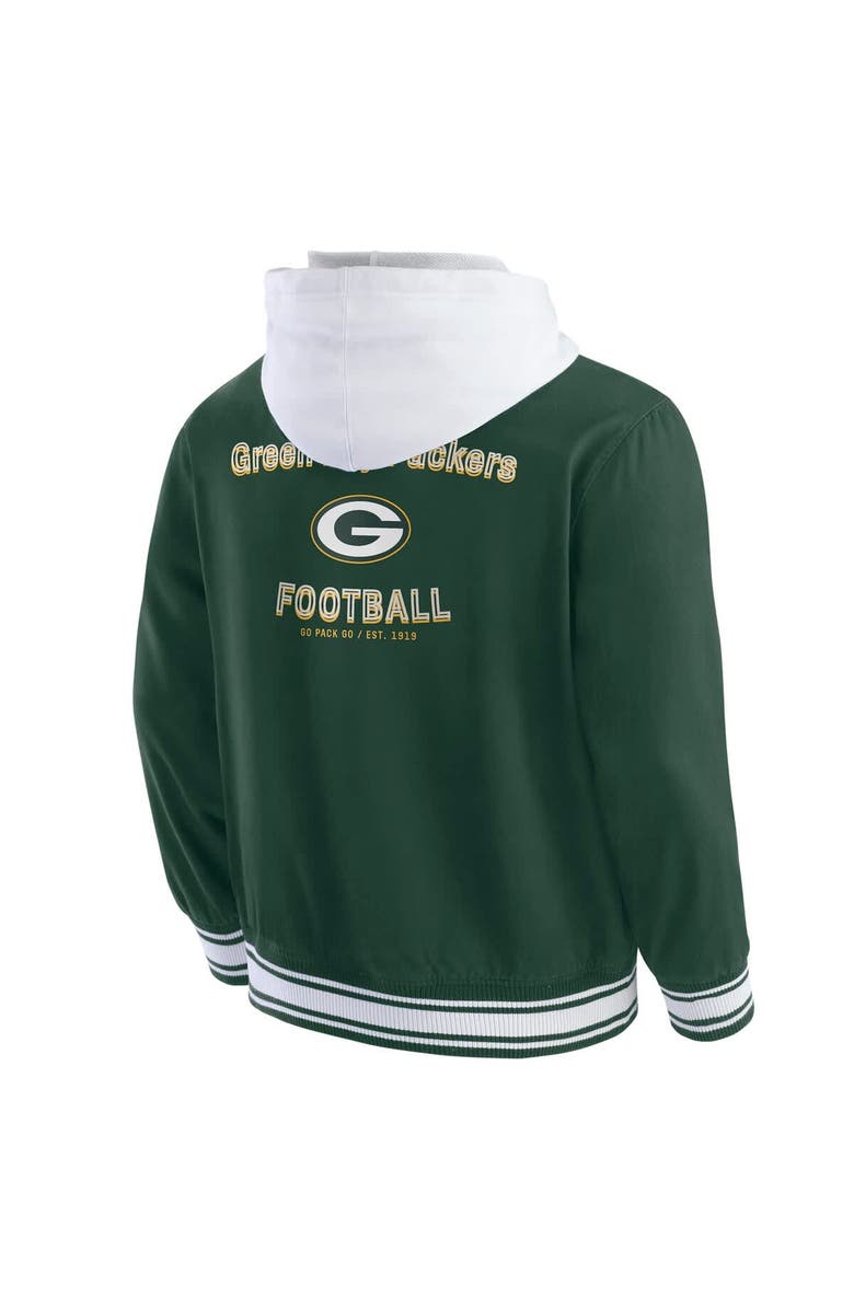 Darius Rucker Collection by Fanatics Men's Darius Rucker Collection by Fanatics Green Green Bay Packers Full-Snap Hoodie Jacket, Alternate, color, Green