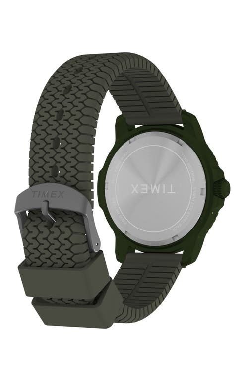 Timex ® Expedition Timberline Silicone Strap Watch, 42mm In Green