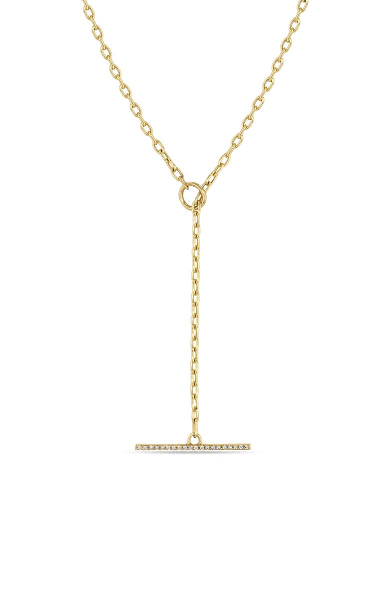 Zoë Chicco Diamond Toggle Pendant Necklace, Alternate, color, 