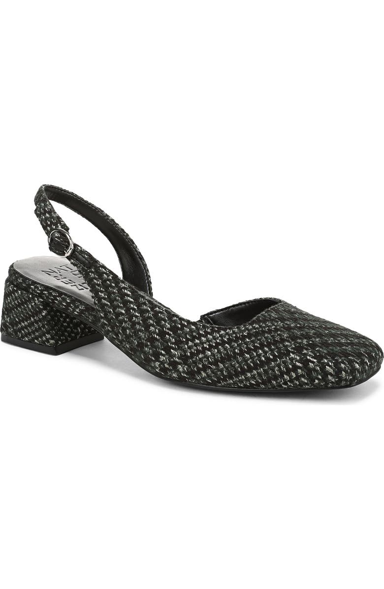 Naturalizer Jayla Half d'Orsay Slingback Pump, Main, color, Green Multi