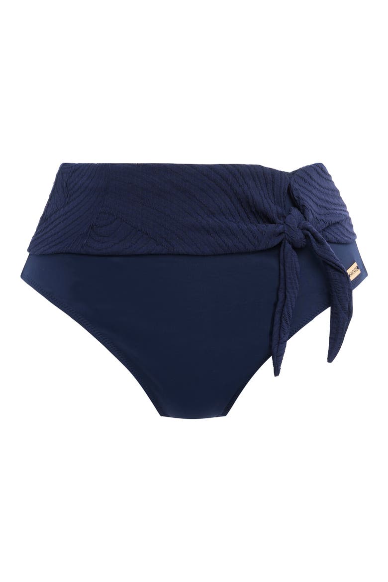 Ottawa High Waist Bikini Bottoms, Alternate, color, INK