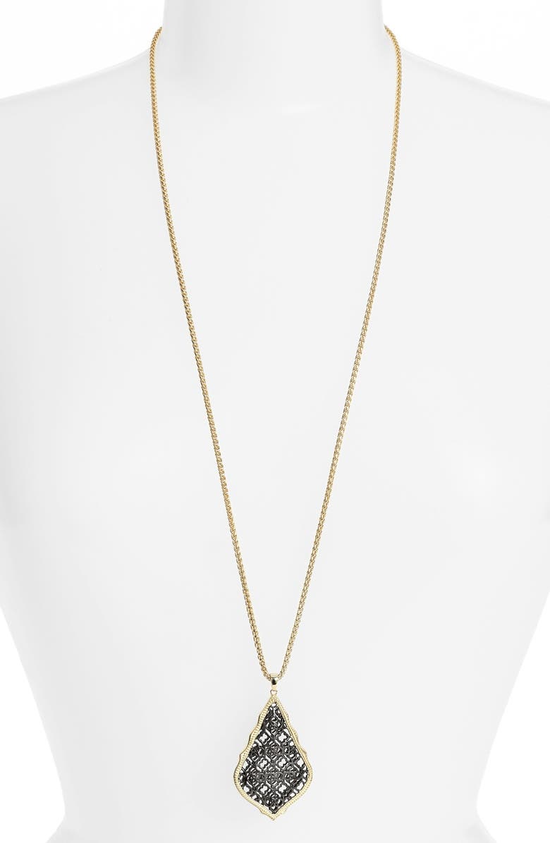 Kendra Scott 'Aiden' Pendant Necklace, Main, color, 