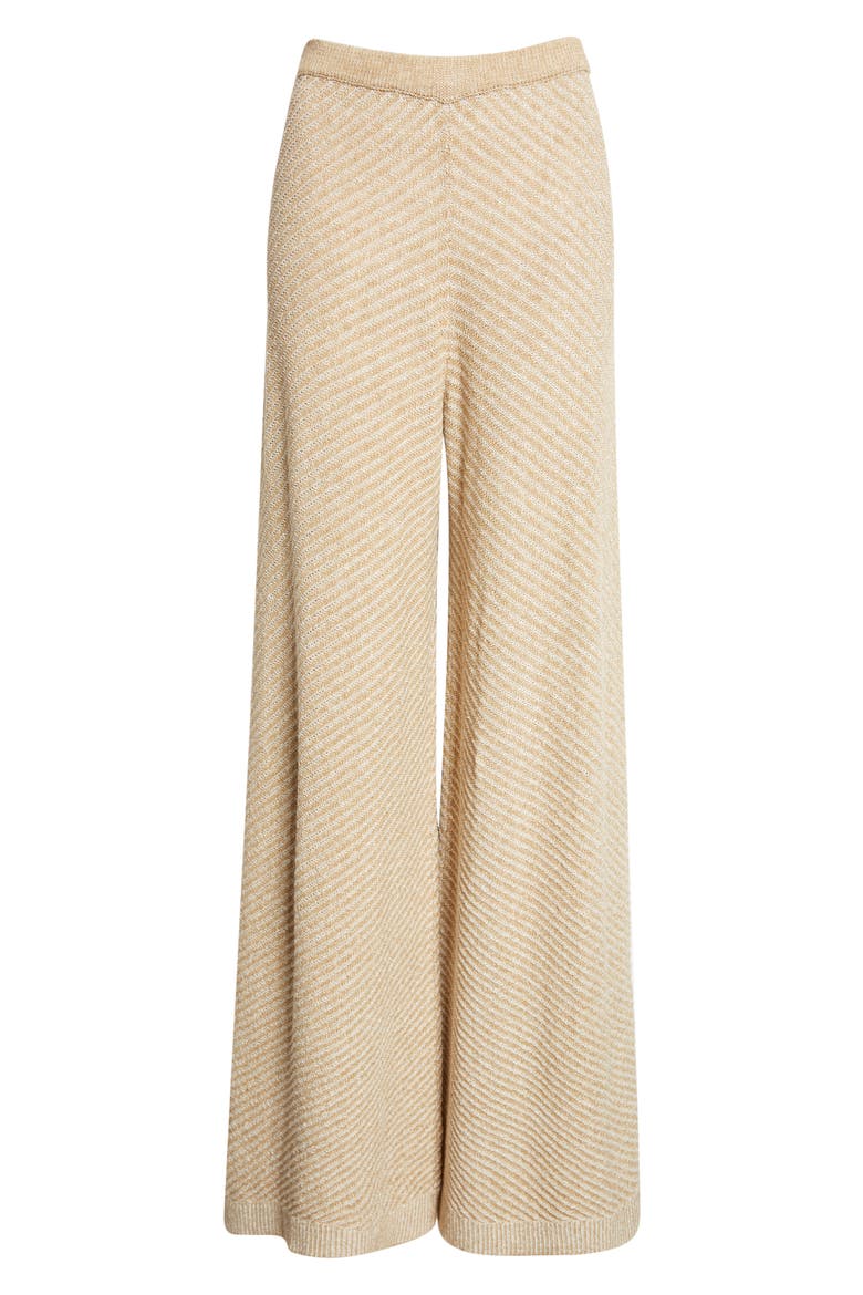 Lilibet Pull-On Knit Flare Pants, Alternate, color, DRIFTWOOD