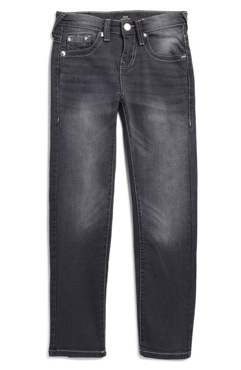 Kids' Straight Leg Jeans (Iron Grey) (Big Kid)