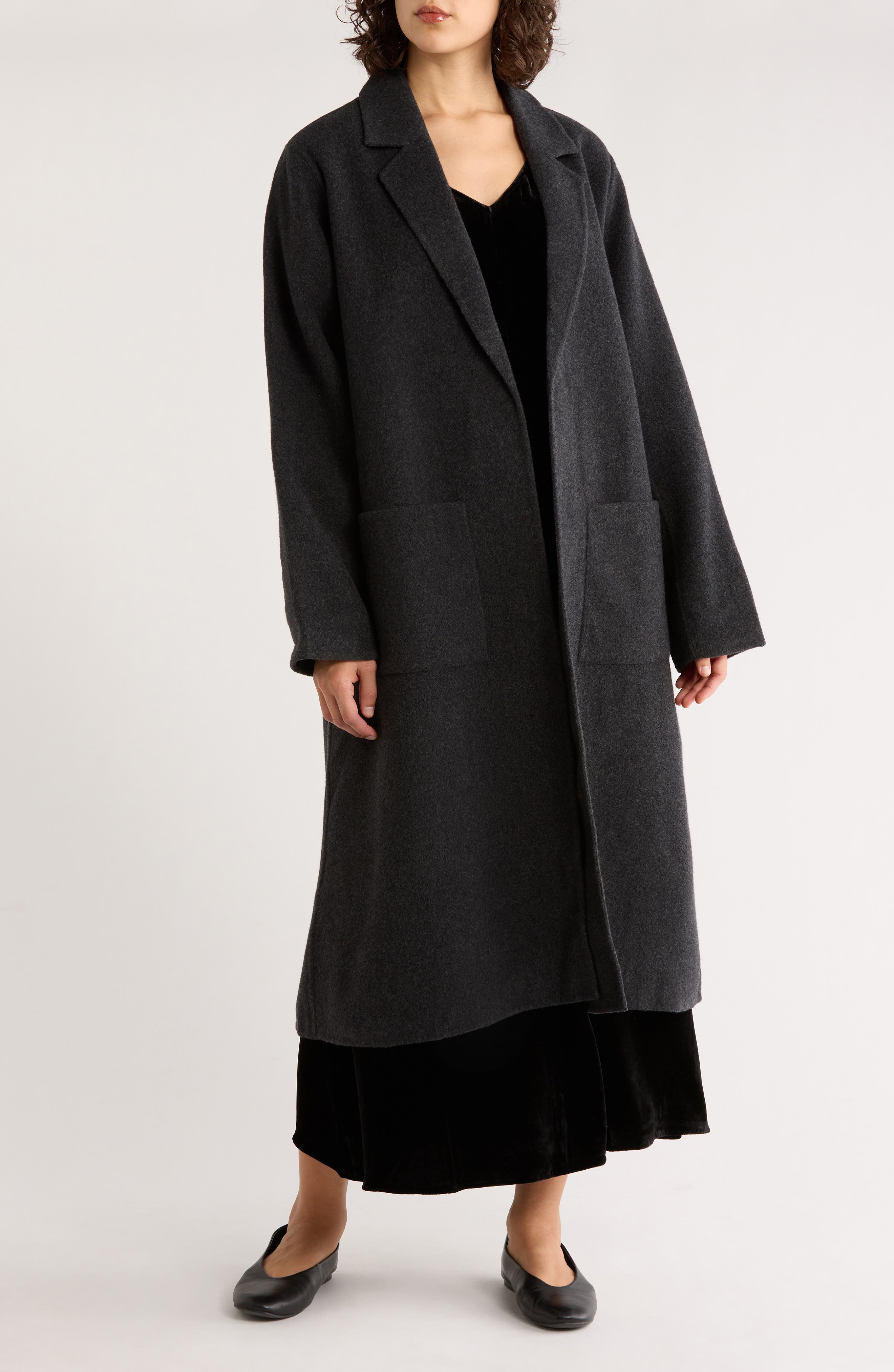 Eileen Fisher Wool Blazer Coat