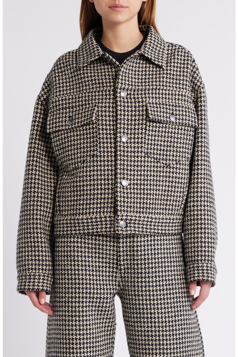 The Tweed Boxy Jacket, Alternate, color, HOUNDSTOOTH