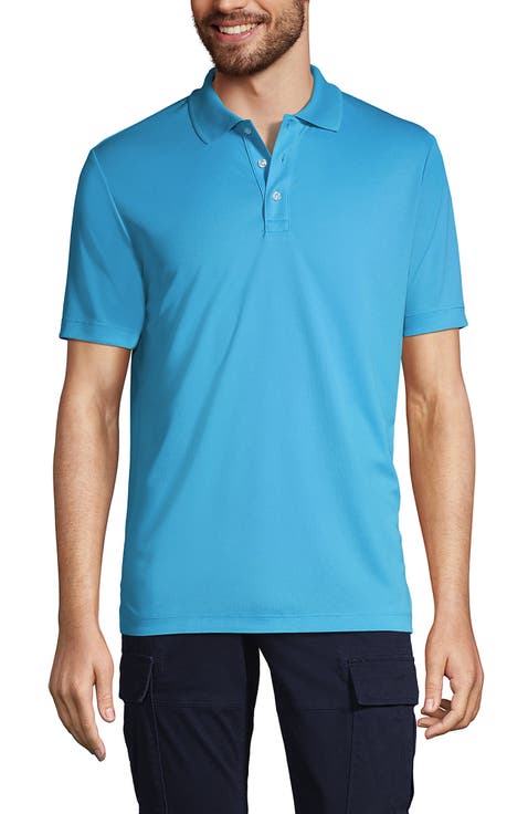 Short Sleeve Solid Active Polo Shirt