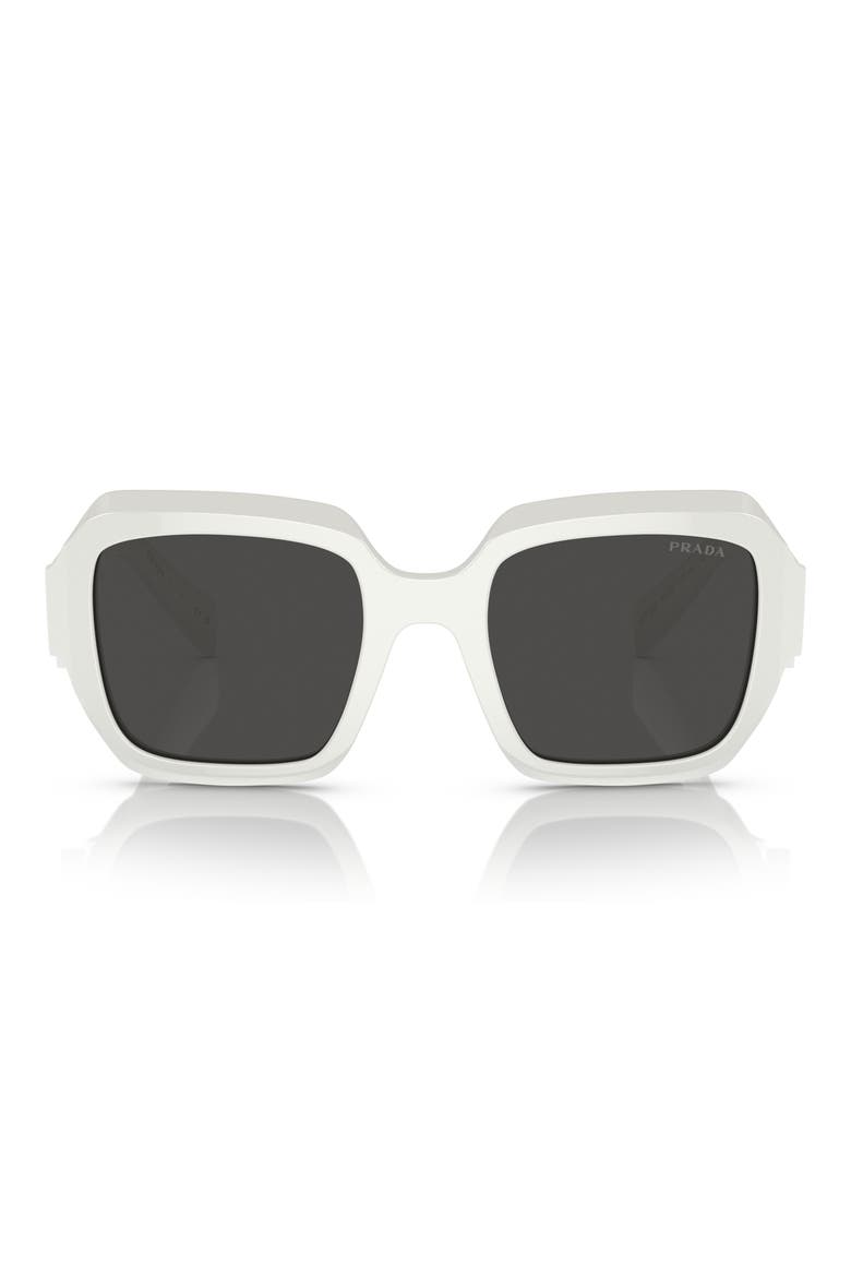 53mm Irregular Sunglasses, Main, color, BONE