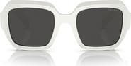 Prada 53mm Irregular Sunglasses