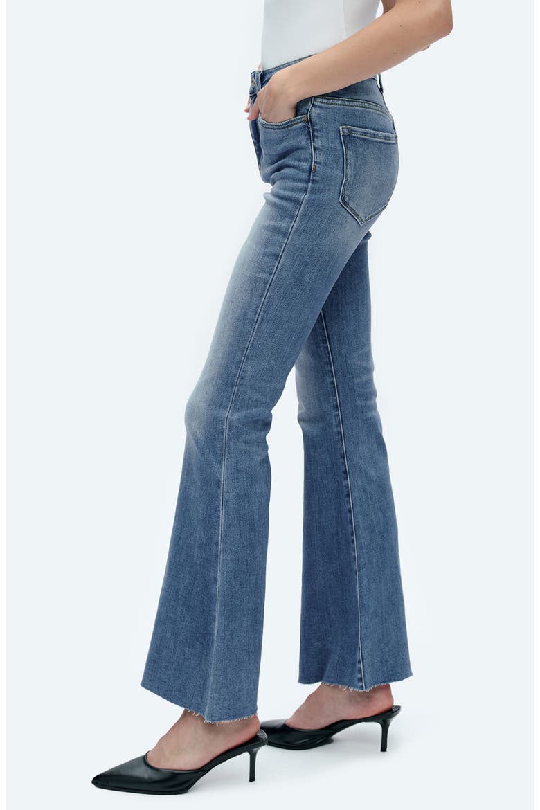 High Waist Flare Jeans, Alternate, color, FREEFALLDNU